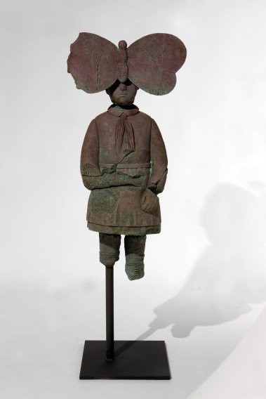 1. Bruskin, Happy Childhood, 2008-09, bronze, natural_patina and steel, ed of 2, 65 7-8 x 21 x 17,5 in, NON 49 487